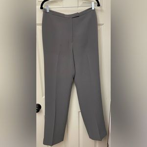 Gray Silky Slacks. Lined pants with formal, snappy casual look and feel. Size 10